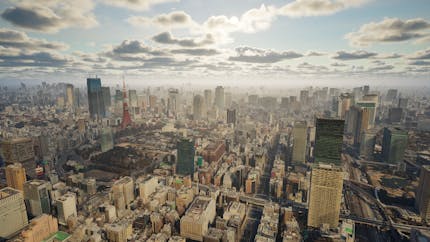 Tokyo, Japan in Cesium for Unreal