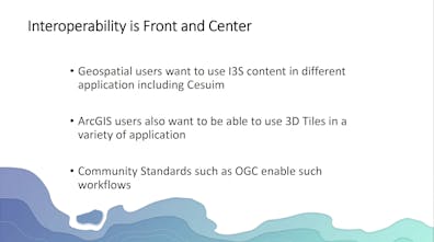 A slide with the title "Interoperability is Front and Center"
