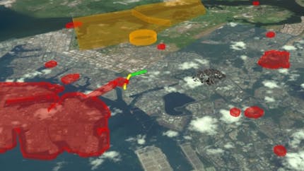 Vectors and geometry visualized in CesiumJS
