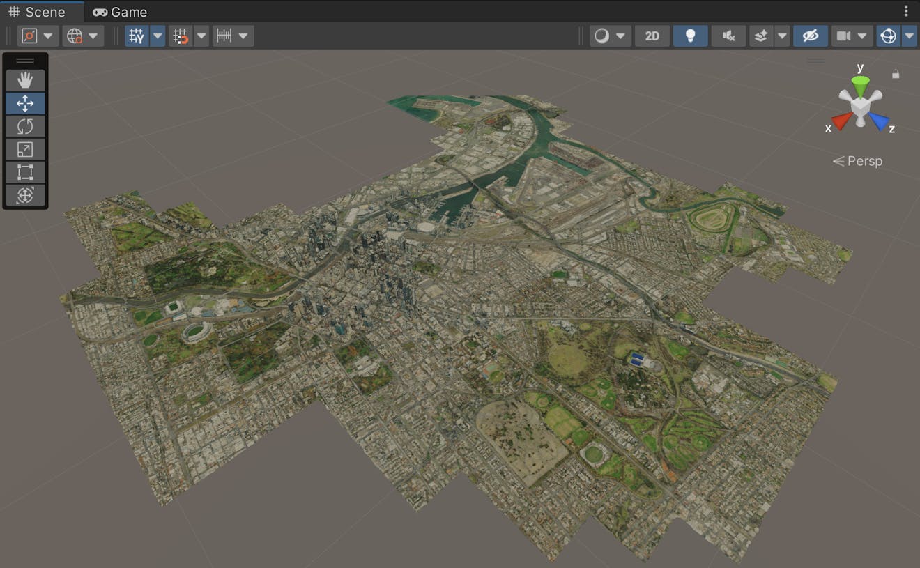 Melbourne flipped upright.