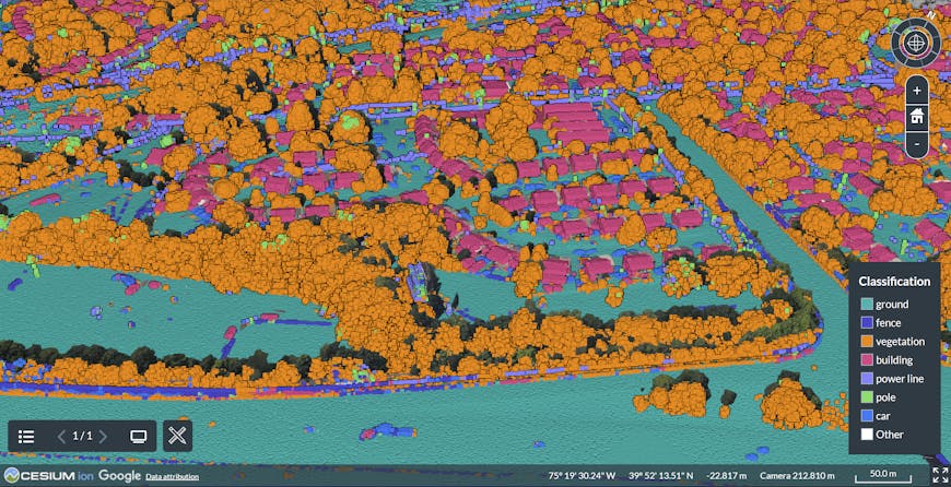 Cesium ion “city detector” analylsis tool as seen in Cesium Stories.