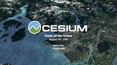 A title slide from a presentation: Cesium State of the Union