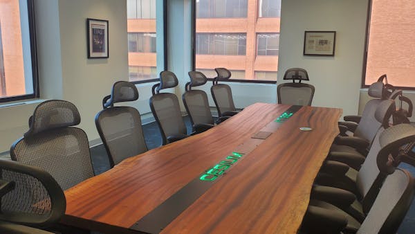 Boardroom at Cesium Headquarters in Philadelphia