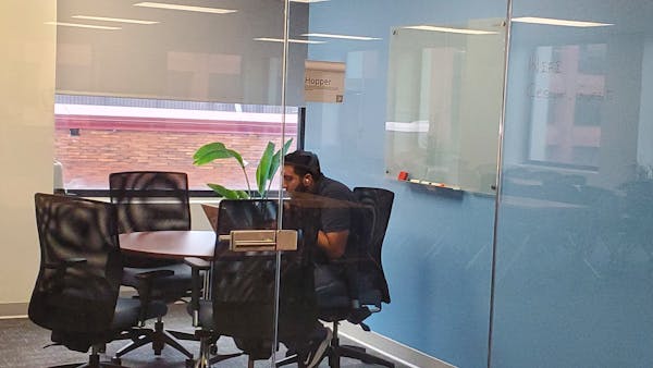 The Hopper Conference Room at Cesium Headquarters in Philadelphia