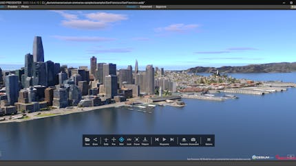 3D Tiles content streaming into USD Presenter via Cesium for Omniverse.
