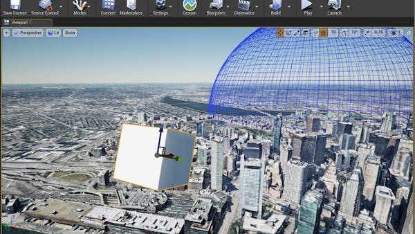 Cesium for Unreal fly to add geo marker