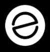 Ecosystem2 logo: lowercase 3 in black and white