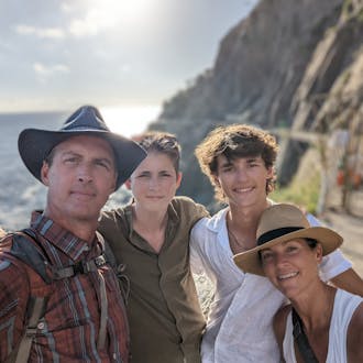 Danny Williams and his family