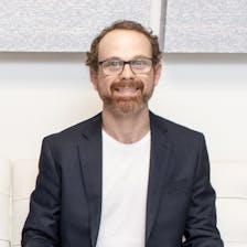 Headshot of Patrick Cozzi: Chief Platform Officer, Bentley Systems, and founder, Cesium.