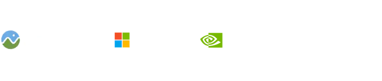Project Anywhere logos: Cesium, Unreal Engine, NVIDIA, and Microsoft